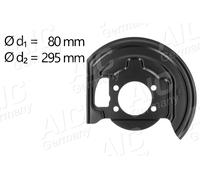 AIC Spritzblech, Bremsscheibe vorne links für NISSAN 58191