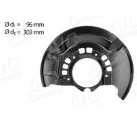 AIC Spritzblech, Bremsscheibe vorne rechts für TOYOTA 47781-42030 71383