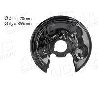AIC Spritzblech, Bremsscheibe hinten rechts für Bremsscheiben Durchmesser-Ø282mm SKODA VW SEAT AUDI VAG 56162