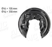 AIC Spritzblech, Bremsscheibe hinten rechts für SKODA VW AUDI VAG 1K0505436Q 3C0615612G 5N0615612D 57850