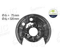 AIC Spritzblech, Bremsscheibe Hinterachse rechts u.a. für CITROËN, FIAT, PEUGEOT