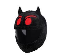 aichilra Motorradhelm Überzug Plüsch Fun Helm Cover Sleeve Motorradhelm Schutzhülle für Integralhelme Herren und Damen