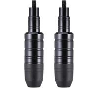 AIMXGBPS Motorrad Sturzschutz für Yamaha Xmax 250 300 Xmax 400 125 Xmax 250 Xmax 300 Xmax 125, Aluminum Alloy Rahmenschieber Motor Auspuff Schutz Stange Motorrad Protektoren Zubehör,Black