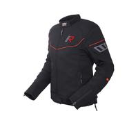 Rukka AirGobina 2.0 Damen Motorrad Textiljacke, schwarz-rot, Größe 42