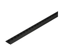 Airlineschiene, Halbrundprofil Premium light, schwarz eloxiert, Länge 2 m