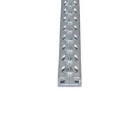 Airlineschiene, Vierkantprofil Slim 25 mm, pressblank, Länge 3 m