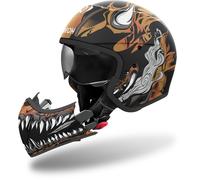 Airoh J 110 modularer Jethelm Oni Schwarz / Orange S