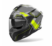 Airoh Integralhelm Unisex Spark 2 Dart Gelb Glanz Grau 58