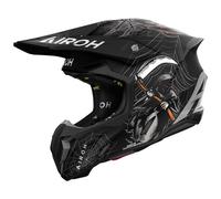Airoh Twist 3 Arcade Offroad-Helm, schwarz-grau-rot matt Größe: S