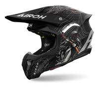Airoh Twist 3 Crosshelm Arcade schwarz matt grau rot Gr. L 59/60