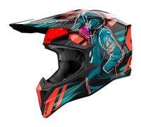 Airoh Wraaap Cyber Offroad-Helm, schwarz-orange-blau Größe: S