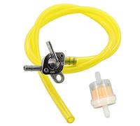 AISEN Benzinhahn Kraftstoffhahn Universal 6mm und Benzinschlauch für 90ccm 110ccm 120ccm 125ccm 140ccm Moped, Mofa, Motorrad und Quad Dirt Bike ATV Go Kart mit Schlie funktion