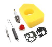 AISEN Luftfilter 698369 mit Vergaser Membran Dichtung 495770 795083 Reglerfeder 691859 692211 Primerpumpe 694394 Zündkerze für Briggs & Stratton 3,5-4,5 HP Classic Sprint Quattro-Motor