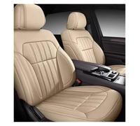 AJHJET Autositzbezüge Maßgeschneiderter Autositzbezug Schonbezüge | SUV Komplettset Aus Perforiertem Echtleder Für Verschiedene Automodelle(Beige set,5seats)