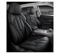 AJHJET Autositzbezüge Maßgeschneiderter Vollständiger Schonbezüge | Autositzbezug SUV-Set Universelles Perforiertes Echtleder Für Verschiedene Automodelle(2pcs black seats)