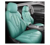 AJHJET Autositzbezüge Maßgeschneiderter Vollständiger Schonbezüge | Autositzbezug SUV-Set Universelles Perforiertes Echtleder Für Verschiedene Automodelle(2pcs green seats)