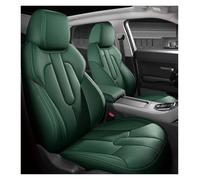 AJHJET Autositzbezüge Maßgeschneiderter Vollständiger Schonbezüge | Autositzbezug SUV-Set Universelles Perforiertes Echtleder Für Verschiedene Automodelle(2pcs dark green)