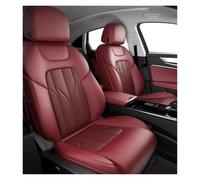 AJHJET Autositzbezüge Passgenauer Auto-Vollsitzbezug Schonbezüge | Luxus-Limousine SUV Perforiertes Echtleder Für Modelle(Dark red set,7seats)