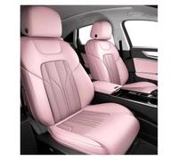 AJHJET Autositzbezüge Passgenauer Auto-Vollsitzbezug Schonbezüge | Luxus-Limousine SUV Perforiertes Echtleder Für Modelle(Pink set,7seats)
