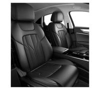 AJHJET Autositzbezüge Passgenauer Auto-Vollsitzbezug Schonbezüge | Luxus-Limousine SUV Perforiertes Echtleder Für Modelle(Black set,7seats)