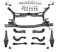 AJS Parts Achsträger Querlenker Satz Buchsen Schrauben Koppelstange Hinterachse links rechts