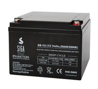Akku 12V 28Ah AGM Blei GEL Batterie statt Solar Boot USV 24Ah 25Ah 26Ah 27Ah
