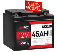 Akku 12V 45Ah Gel Blei Batterie Solarbatterie Elektromobil Boot statt 38Ah 40Ah