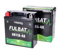 Akku 6V 11Ah GEL Batterie Fulbat 6N11A-4A wartungsfrei für MZ TS, ES, ETS S53/S5