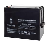 Akku AGM 75AH 12V Gel Batterie Elektromobil Rollstuhl Boot Seniorenmobil Caddy