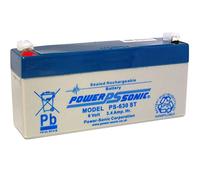 Akku Batterie pbq 3,2-6 3,2-6 3,2 - 6 6V 3,4Ah AGM Blei Gel wie 33Ah 3,1Ah 3,2Ah 3,3Ah kompatibel