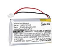 Akku für Sena SMH-10 / SMH-10 Lifespan - ersetzt 1ICP52/248P 1S1P - 500mAh Accu