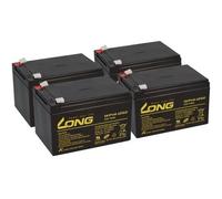 Akku kompatibel Elektro Scooter MZ Charly 48V 4x 12V 14Ah AGM Blei Accu wie 15Ah