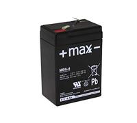 Akku kompatibel Johnlite JML - 2932 6V 4Ah AGM Blei Accu Batterie wartungsfrei