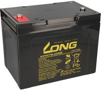 Kung Long Blei-Vlies-Akku KPH75-12NE, 12 V, 75 Ah, zyklenfest