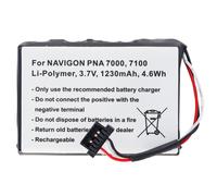 Akku passend für den Becker Active 43 Talk Akku 541380530006, Becker Ready 70 LMU Akku Revo 1