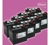 Q-Batteries 6DC-225 6V 225Ah Deep Cycle Batterie für Golfcars, Reinigungsmaschinen, Arbeitsbühnen