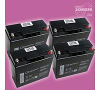 Q-Batteries 12LCP-23 / 12V - 23Ah Blei Akku Zyklentyp AGM - Deep Cycle VRLA Schraubanschluss M5