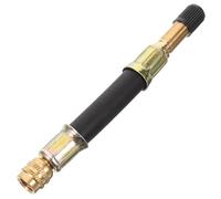 AKOOSY Reifenventilverlängerung mit Integriertem Aufsatz Flexible Gummischlauch verlängerung für Auto Doppelreifen ventile Kompatibel mit Verschiedenen Fahrzeugtypen Einfache Handhabung