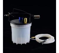Akozon 2-Liter-Vakuum-Bremsen-Entlüftungsset für die Meisten Fahrzeuge - Entlüftungsgerät für ABS- und Hydraulische Bremsflüssigkeit mit Integriertem Schalldämpfer, Auslaufsicheres Design