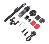 Akozon Helmkamera 4K Single Record 1080P Vorne Hinten Dual Record WiFi APP-Steuerung 170° Weitwinkel Wasserdicht Fernbedienung Motorrad Fahrrad Helmkamera