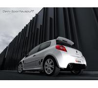 Akrapovic Duplex Racing-Komplettanlage ab Kat Renault Clio 3 RS je 1x ER Carbon