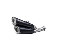 Akrapovic Paar Racing Auspuff Schwarzer Titan Ducati Scrambler 800 2021-2022
