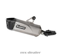 Akrapovic Auspuff Slip-On Titan für BMW R 1250 GS /Adventure Endschalldämpfer silber Edelstahl