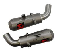 Akrapovic Auspuff Slip-On Paar Titan für Ducati Hypermotard 950 /SP ohne Farbe 7 Auspuff Slip-On Paar Titan für Ducati Hypermotard 950 /SP Metall