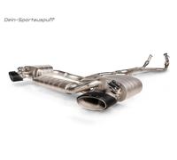 Akrapovic Titan Racing-Anlage ab KAT Audi RS7 C8 4K ab Bj. 2022 ER aus Carbon