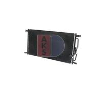 Kondensator Klimaanlage AKS DASIS 522036N für Jaguar XK 8 Convertible