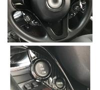 Akzentring Lenkradabdeckung Knopf Schalter für Smart Fortwo Forfour 453 #R3A
