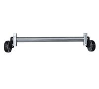 AL-KO EURO Achse gebremst 1800kg 1500mm 5x112 Anhängerachse Autotransporter