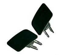 Alanmoship 1 Paar Scheinwerfer-Waschdüsenabdeckungen für Jeep für Grand für Cherokee 2016-2021, schwarze PP-Ersatzlampen-Reinigungskappen-Set links rechts für Auto-Außenreparatur