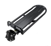 Alanmoship 1 x einziehbarer Fahrradträger aus Aluminiumlegierung mit Schnellverschluss für Mountainbikes, Fatbikes, Pendler, Reisen, schwarz, 34 cm